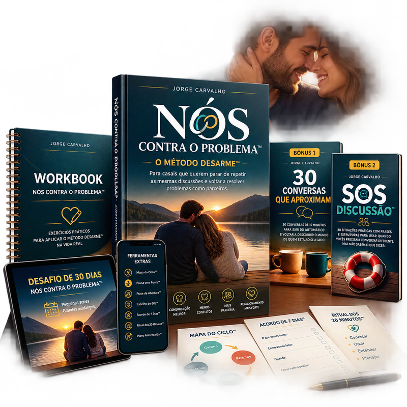 Mockup do pacote digital Nós Contra o Problema™